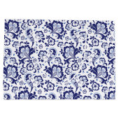 デルフツブラウウ | Delft Blueフローラオランダ結婚ズ ラージペーパーバッグ (裏面)