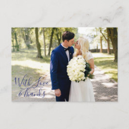 デルフツブラウウ | Delft Blue写真ありがとうご独身のざう サンキューカード