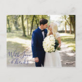 デルフツブラウウ | Delft Blue写真ありがとうご独身のざう ポストカード (裏面)