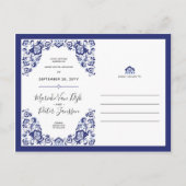 デルフツブラウウ | Delft Blue日付の写真を保存 案内ポストカード (正面)