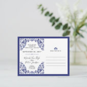 デルフツブラウウ | Delft Blue日付写真を保存 案内ポストカード (スタンド正面)