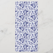 デルフツブラウデルフトブルーオランダ結婚ズディナーメニュー メニュー (裏面)