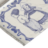 デルフツブラウパターンタイル テーブルクロス (アングル)