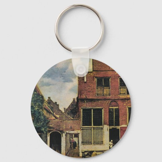 デルフトのヨハネス・ヴェルミーアの通り(1660年頃) キーホルダー (正面)