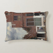 デルフトの家々の眺め アクセントクッション (正面)