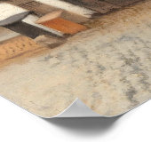 デルフトの家並み(リトル通り) ポスター (角)