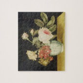 デルフトの瓶(パネルの油)の花 ジグソーパズル (縦)