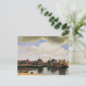 デルフトの眺めバイヨハネス・フェルメール ポストカード (スタンド正面)