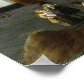 デルフトのOude Kerkのインテリア ポスター (角)