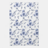 デルフトウェアスタイルパンシー キッチンタオル (縦)