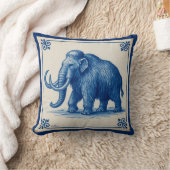 デルフトウーリーマンモス クッション (ブランケット)