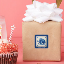 デルフトウーリーマンモス スクエアシール