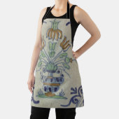 デルフトタイルアンティークセラミックフラワーポット エプロン (インサイチュ)