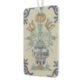 デルフトタイルアンティークセラミックフラワーポット カーエアーフレッシュナー (左)