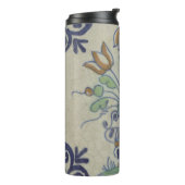 デルフトタイルアンティークセラミックフラワーポット タンブラー (回転左)