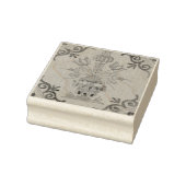 デルフトタイルアンティークセラミックフラワーポット ラバースタンプ (スタンプ)