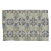 デルフトタイルアンティークセラミックフラワーポット 枕カバー (正面左)