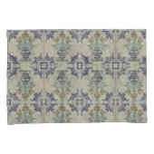 デルフトタイルアンティークセラミックフラワーポット 枕カバー (正面右)