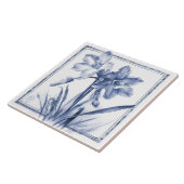 デルフトナルシセウォールデコールアールヌーボーウォーターカラー タイル (側面)