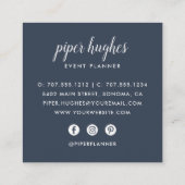 デルフトフローラ スクエア名刺 (裏面)