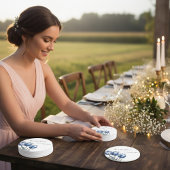 デルフトブルーのチューリップ オーダーメイド コースター