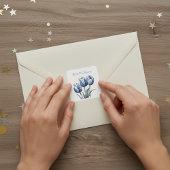 デルフトブルーのチューリップ(オーダーメイド), スクエアシール