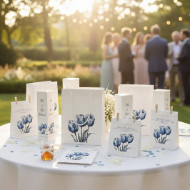 デルフトブルーのチューリップ カスタマイズ可能 フェイバーバッグ