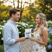 デルフトブルーのチューリップ カスタマイズ可能 出欠カード