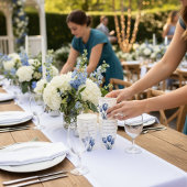 デルフトブルーのチューリップ カップ（カスタマイズ可能） 紙コップ