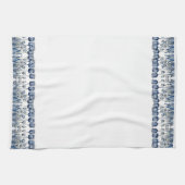 デルフトブルーのチューリップ キッチンタオル (横)