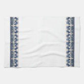 デルフトブルーのチューリップ キッチンタオル (横)