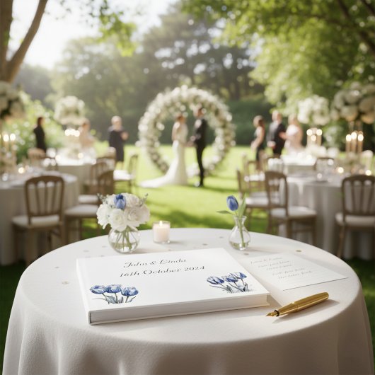 デルフトブルーのチューリップ ゲストブック