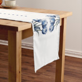 デルフトブルーのチューリップ ショートテーブルランナー (インサイチュ)