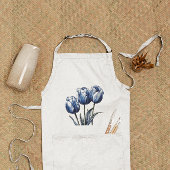 デルフトブルーのチューリップ スタンダードエプロン
