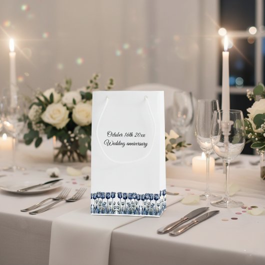 デルフトブルーのチューリップ スモールペーパーバッグ