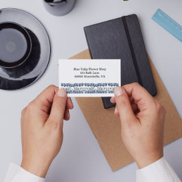 デルフトブルーのチューリップ 名刺