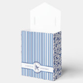 デルフトブルーの鳥とストライプ鳥 フェイバーボックス (オープン)