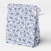 デルフトブルーの鳥とストライプ鳥 フェイバーボックス (裏面サイド)