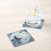 デルフトブルーウィンドミルウォーターウェイカスタム ペーパーコースター (インサイチュ)