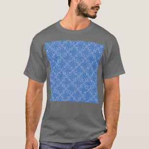 デルフトブルーオペアートパターン Tシャツ