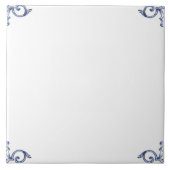 デルフトブルーオランダマッチングミックスマッチ空 タイル (正面)