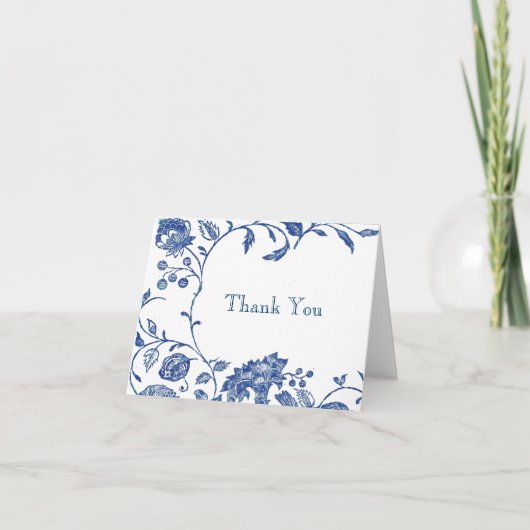 デルフトブルーサンキューカード サンキューカード (正面)