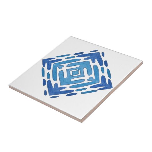 デルフトブルーセラミックタイル タイル (側面)