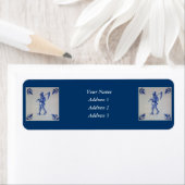 デルフトブルータイル – テンプレート ラベル (インサイチュ)