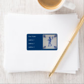 デルフトブルータイル – テンプレート ラベル (インサイチュ)