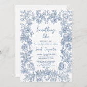 デルフトブルーチノワセリーブライダルシャワー 招待状 (正面/裏面)
