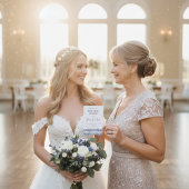 デルフトブルーチューリップリハーサルディナー招待状 招待状