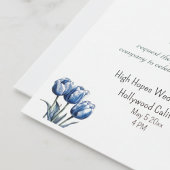 デルフトブルーチューリップ結婚式招待状 招待状