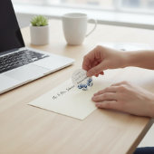 デルフトブルーチューリップ結婚式 プログラム ラウンドシール