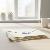 デルフトブルーチューリップ結婚式 プログラム ラウンドシール